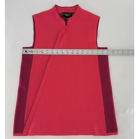 Shanghai Tang Mulberry Silk‎ & Cotton Mandarin Collar Knit Sweater Blouse Size M - Picture 13 of 14